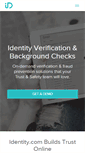 Mobile Screenshot of identity.com